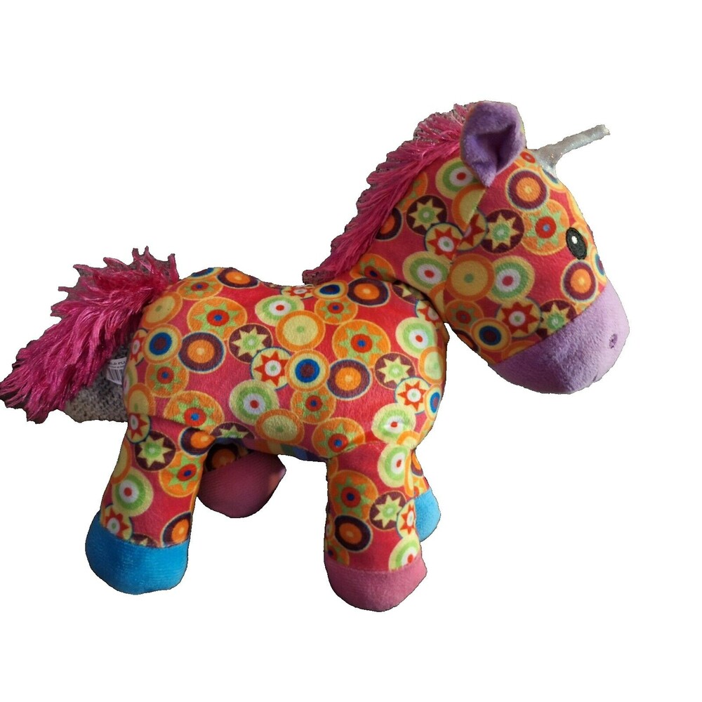 unicorn plush stuffed animal colorful‎ world plush inc.  NEW